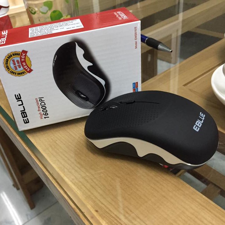 Chuột không dây E-Blue EMS816 I I Màu đen I Wireless Mouse EBlue EMS816 Black