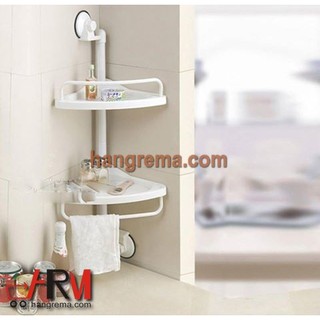 Kệ góc 2 tầng hút chân không siêu chắc