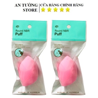 Bông mút tán kem nền round puff hàn quốc