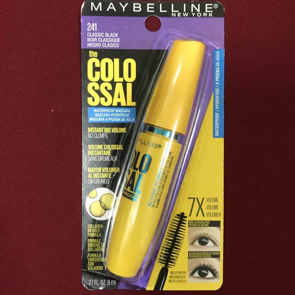 [SALE] [CAM KẾT 100% CHÍNH HÃNG] Mascara MAYBELLINE 7x COLOSSAL VOLUM EXPRESS Mỹ 8ml