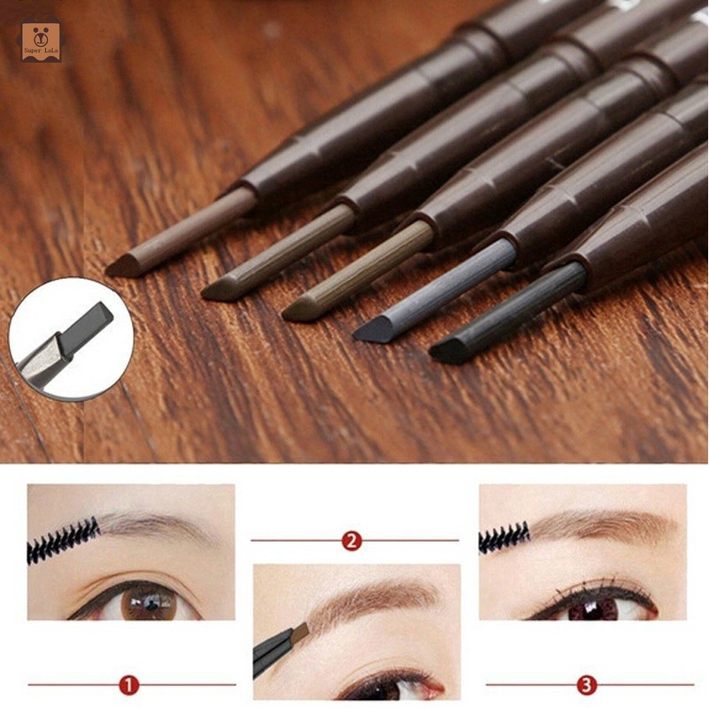 Chì vẽ lông mày kèm đầu cọ chống thấm nước tiện dụng