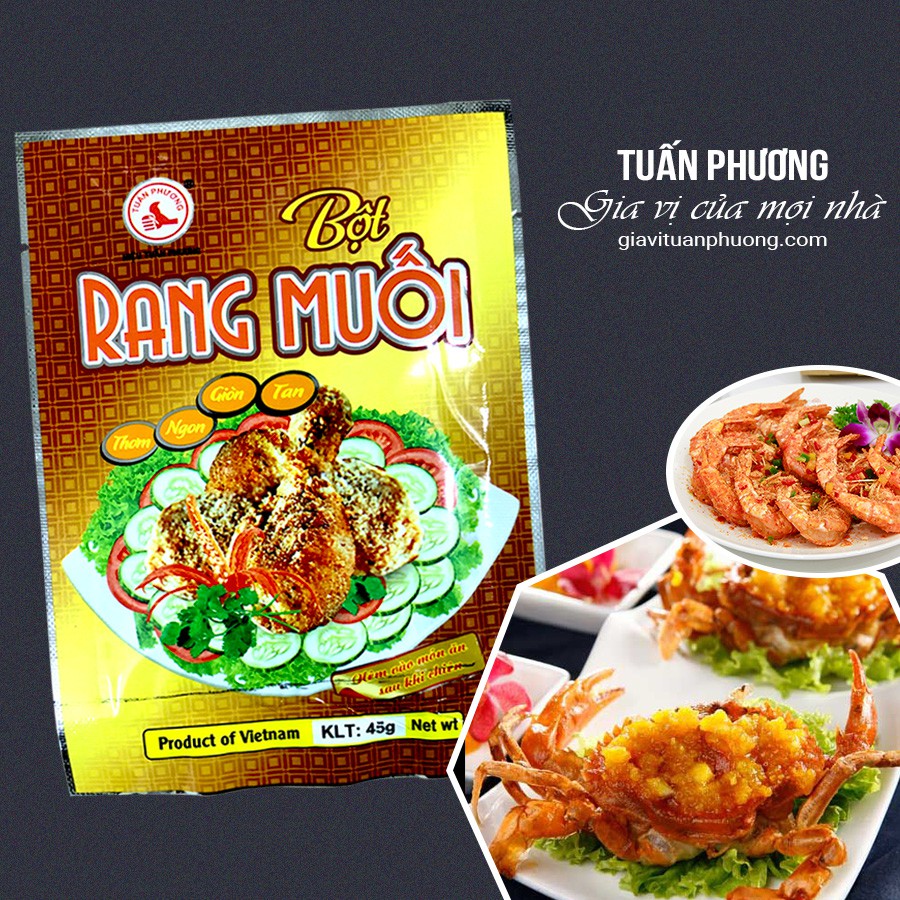 Bột Rang Muối Tuấn Phương 45 Gam ( Gói )