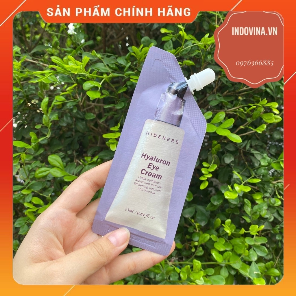 Kem Chống Nhăn Vùng Mắt 💓Mỹ Phẩm Hàn Quốc HIDEHERE Hyaluron Eye Cream Giúp Da Căng Mọng Tự Nhiên Siêu Cấp Ẩm An Toàn | BigBuy360 - bigbuy360.vn