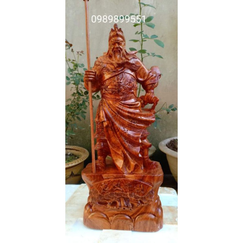Tượng quan công gỗ hương