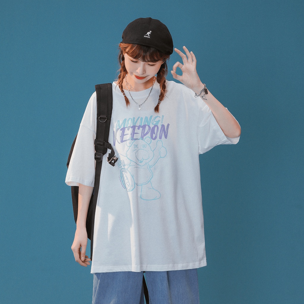 Áo thun oversize Keepon Going (V222)