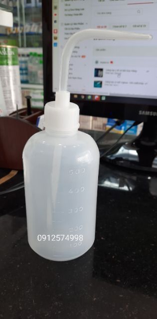 Bình tia ( bình cổ cò)  500ml có vòi