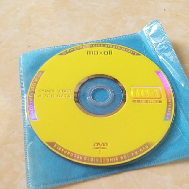 Đĩa trắng CD-R DVD-R kèm vỏ