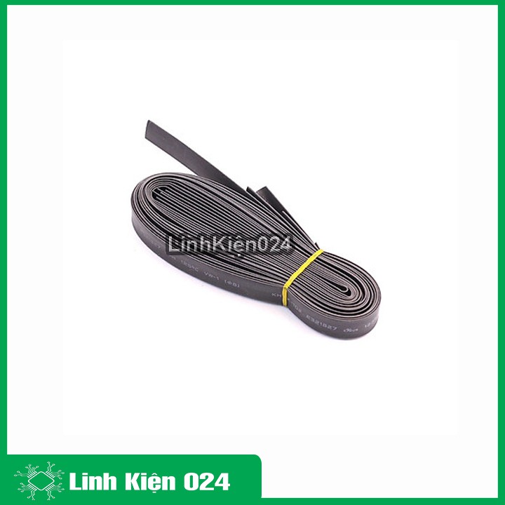 Bộ 5 Gen Co Nhiệt, Mỗi Ống Dài 1m ( Đen ) Đường Kính 1/1.5/2/2.5/3/4/5/6/7/8/10/12mm