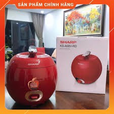 [GIAN HÀNG UY TÍN] [HÀNG CHÍNH HÃNG] Nồi cơm điện Sharp 0.72L KS-A08V-RD | BigBuy360 - bigbuy360.vn
