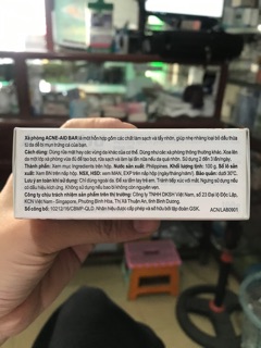 XÀ PHÒNG TẮM ACNE -AID