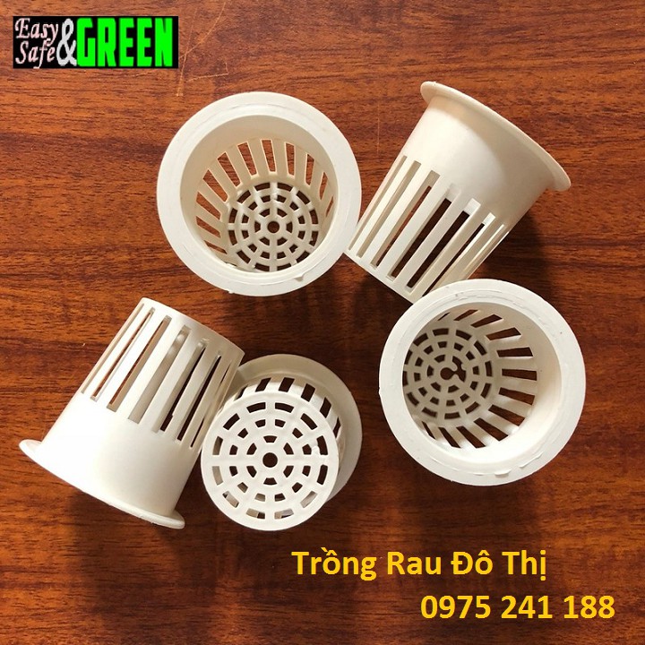 150 rọ nhựa trồng rau thủy canh phi 55