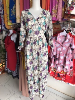 ĐẦM MAXI HOA - VOAN LỤA