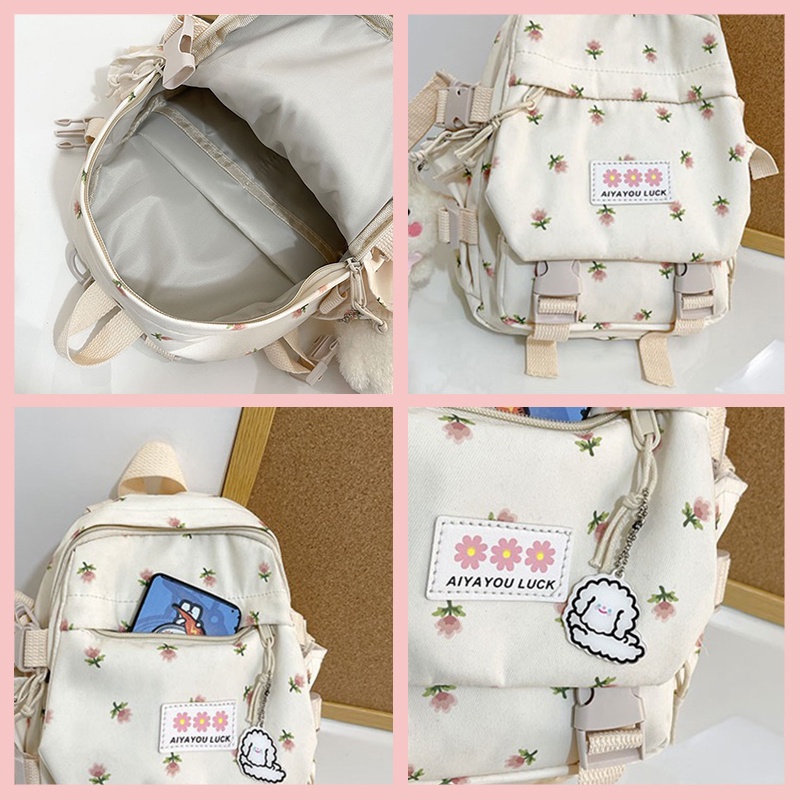 Balo nữ thời trang ChenHua balo đi học đi chơi ulzzang hàn quốc chất vải oxford chống nước đẹp BL55