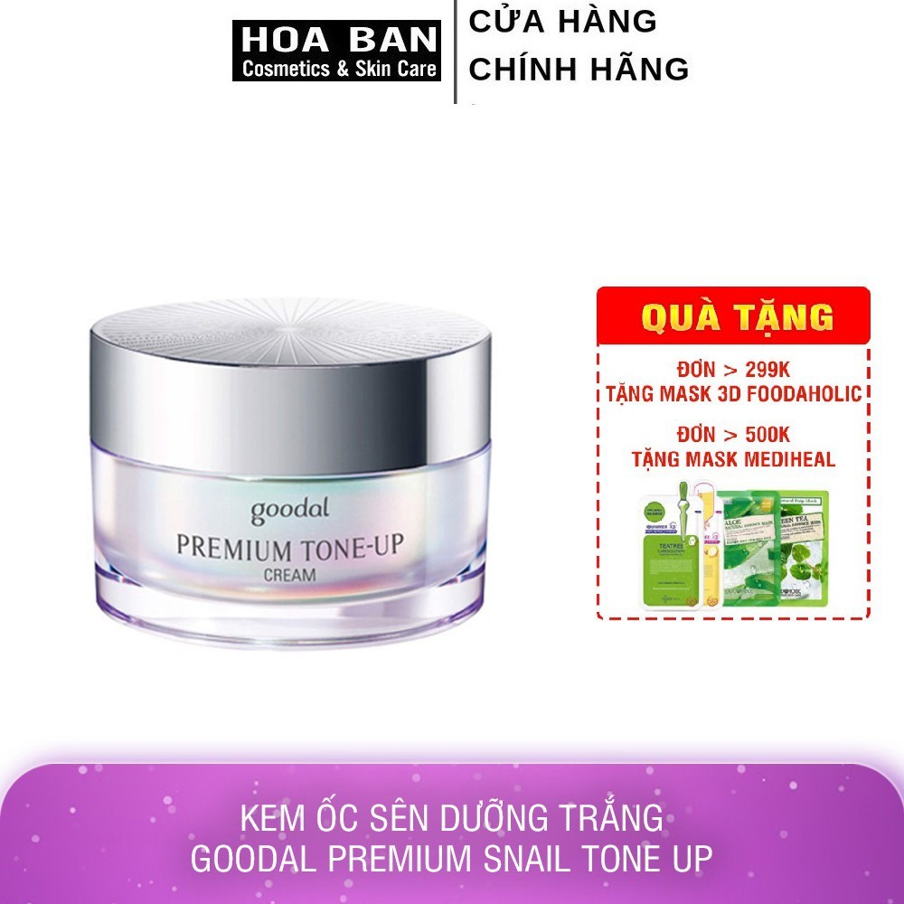 [ CÓ TEM ]Kem Ốc Sên Dưỡng Trắng Goodal Premium Snail Tone Up