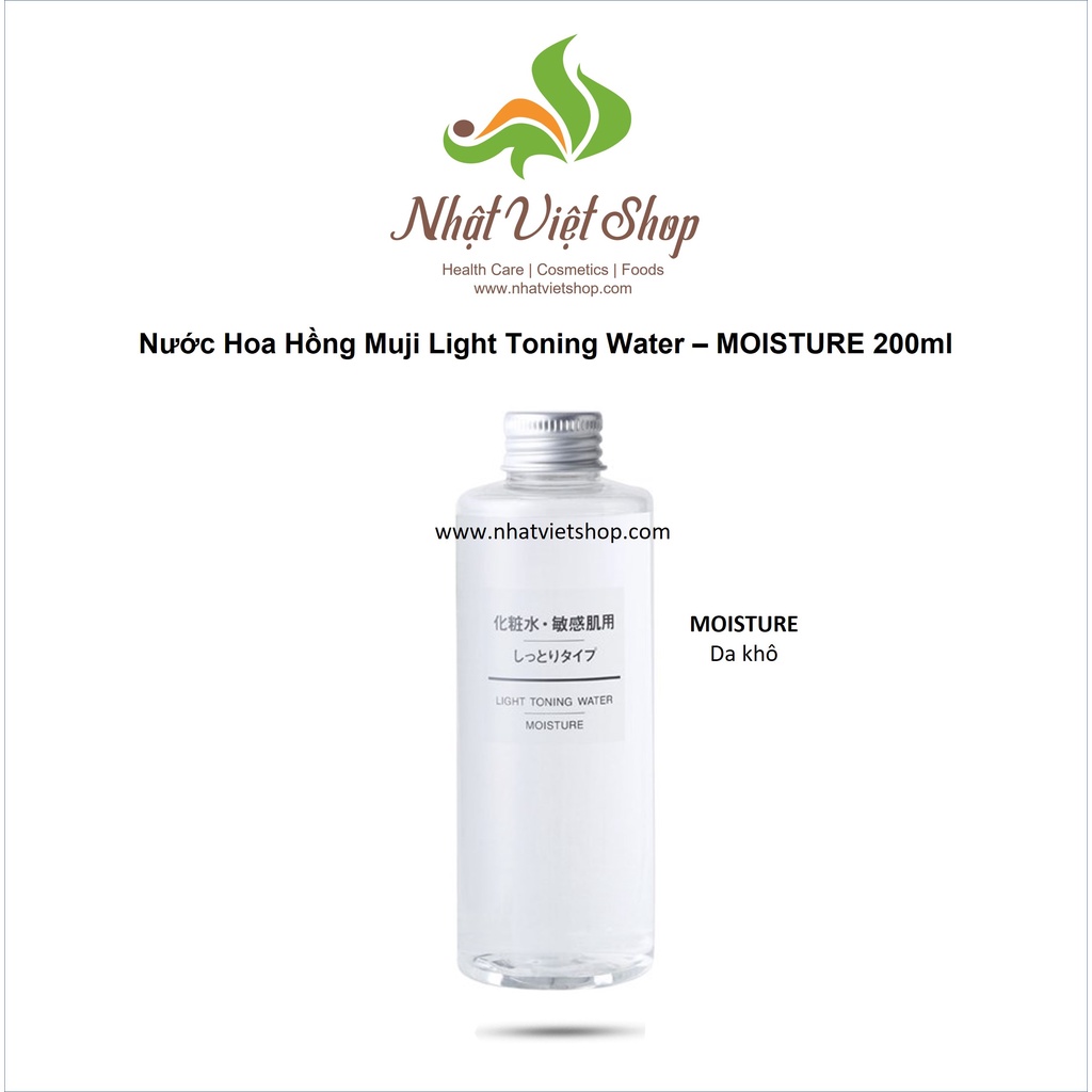 Nước Hoa Hồng Muji Light Toning Water 200ml