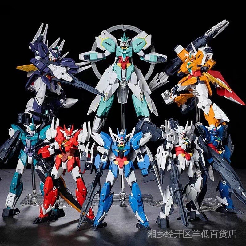 Hàng Mới Về Mới Mô Hình Lắp Ráp Gundam MG Unicorn Thương Hiệu Mới HG Seven Swords Assault Free Enhanced Fighter Gundam Thủ Công FKCM