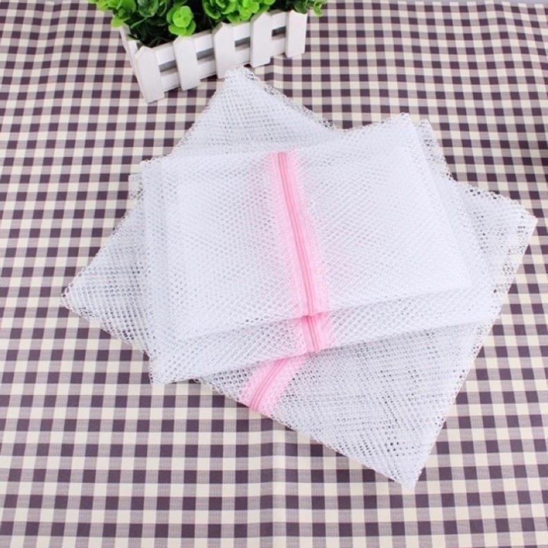 Túi lưới giặt bảo vệ quần áo cho giặt máy túi vuông - LADY