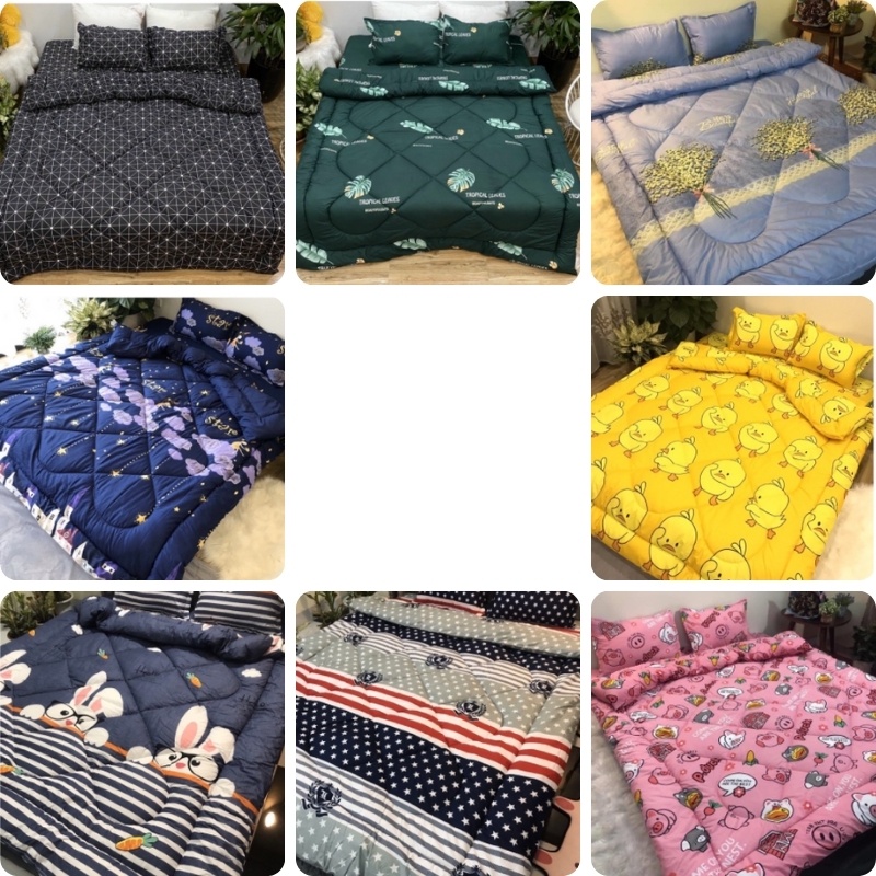 Chăn phao trần bông dày loại 1 bông hơi siêu nhẹ 1m8-2m cao cấp được chọn màu