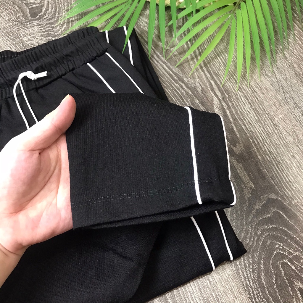 Quần Jogger Nữ Minchi Chất Umi Hàn 2 Sọc Nhí Star Ông Côn Thể Thao Gym Trẻ Trung Năng Động