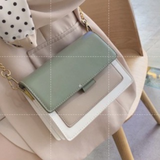 Túi Đeo Chéo Nữ Đẹp Thời Trang Công Sở, Túi Xách Nữ Hai Loại Dây Đeo Phối Màu Vintage Phong Cách Hàn Quốc