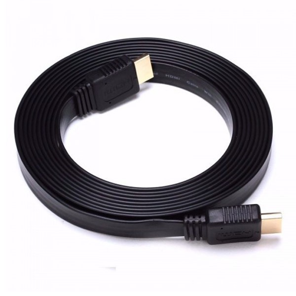 Dây Cáp HDMI 1.5m 3m 5m 10m dẹt đen-Dây cáp kết nối cổng HDMI 2 đầu tốt chống nhiễu xịn chất lượng cao giá rẻ