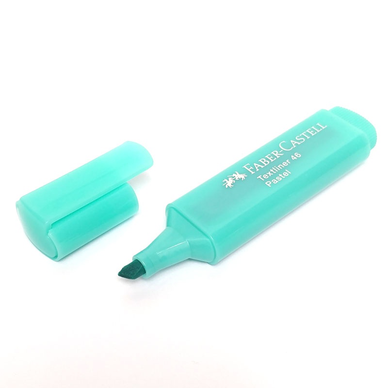 Bút Dạ Quang Textliner 46 - Faber-Castell 154658 - Pastel Turquoise (Xanh Ngọc Lam)