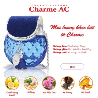 Nước hoa Charme AC xanh 65ml