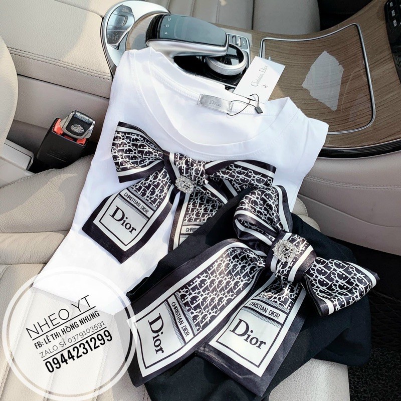 [Mã WASTGO hoàn 10% xu đơn 99k] BÁN SỈ ÁO PHÔNG KÈM NƠ LỤA ĐEN TRẮNG CHO NỮ | BigBuy360 - bigbuy360.vn