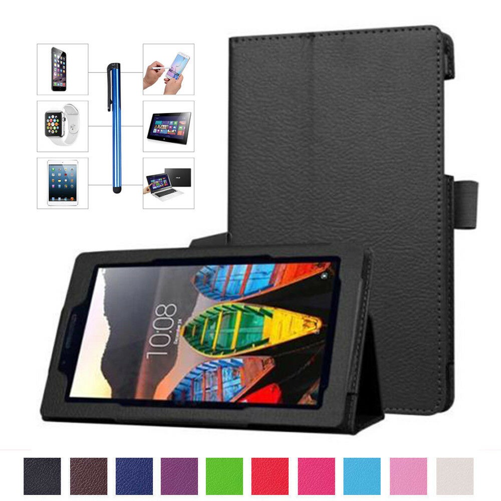 Bao Da Máy Tính Bảng Pu Nắp Lật Chống Sốc Cho Lenovo Tab 3 10 Tb3-X70F / N / L Ốp