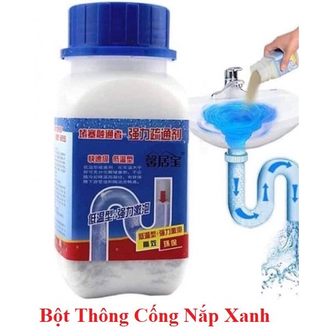 Bột Thông Cống Thông Bồn Cầu Thông Bồn Rửa Bột Thông Tắc Gia Dụng Cực Mạnh YUHAO Không Hại Đường Ống