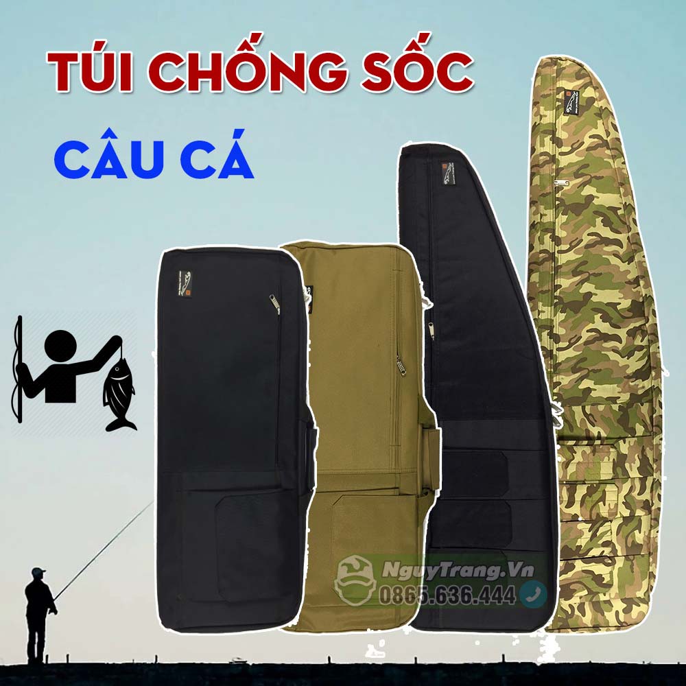 Túi chống sốc - Balo đựng cần câu cá các loại dài 70cm đến 130cm