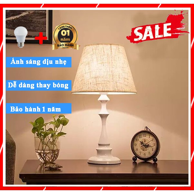 [Mua 1 Tặng 1] Đèn Ngủ Để Bàn (Tặng 1 Bóng Đèn)