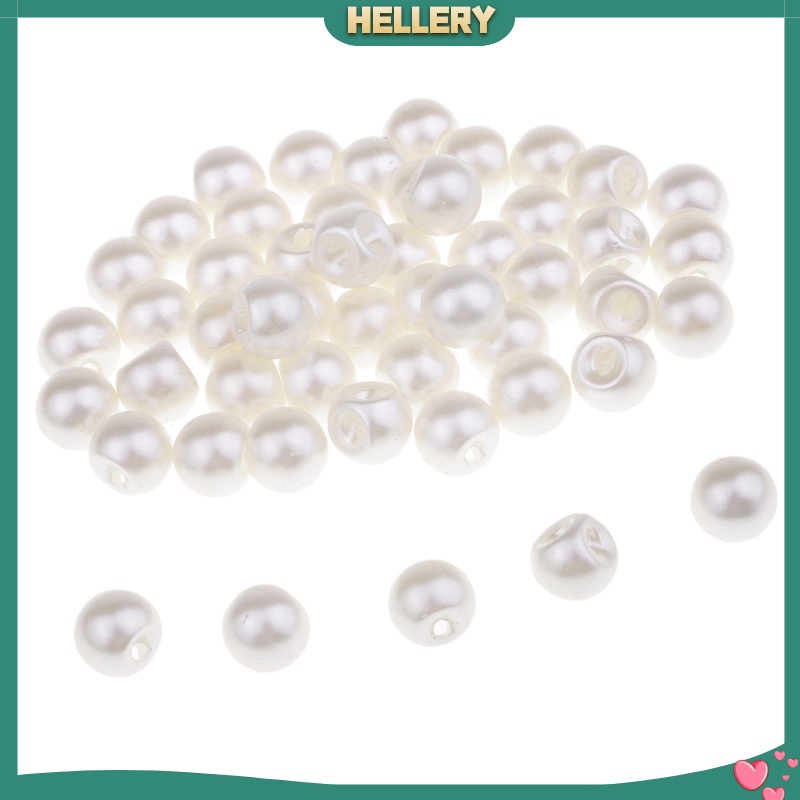 Bộ 50 Nút Nhựa Tròn Đính Quần Áo 10mm