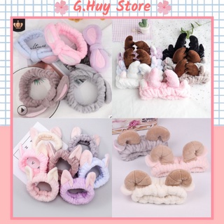 Băng đô rửa mặt cài tóc dễ thương bờm nhiều mẫu cute tuban cho nữ