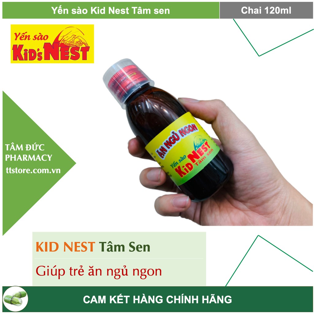 Yến sào KIDNEST tâm sen giúp bé ăn ngon, ngủ ngon [kids nest / kid's net / kidsnest / kid's nest]