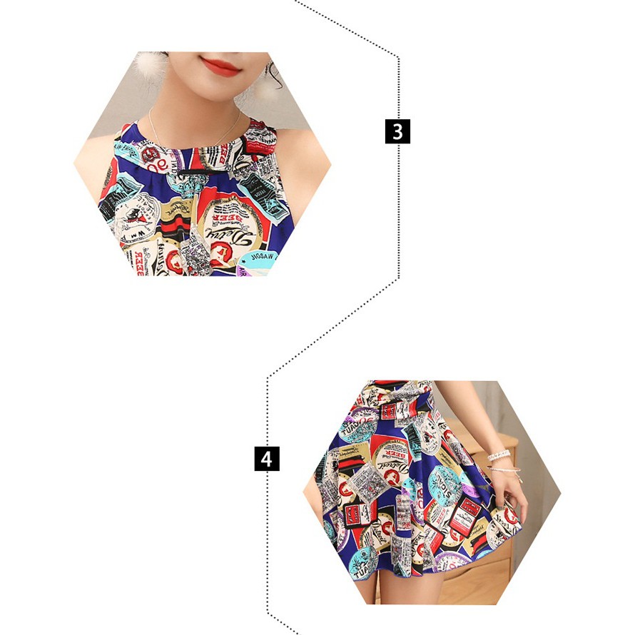 Váy bơi liền thân duyên dáng 6230