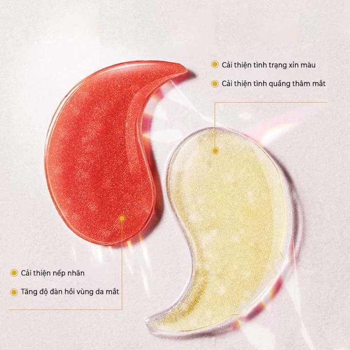 🍓 Mặt Nạ Mắt 2 Màu Caviar Extract Dragon Blood Crytal Eye Mask Dưỡng Trắng,Giảm Thâm Quầng, Giảm Nhắn Vùng Da Mắt | BigBuy360 - bigbuy360.vn