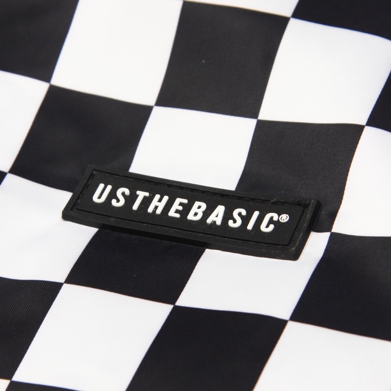 Usthebasic - Áo khoác Check Off Zip Nylon Jacket