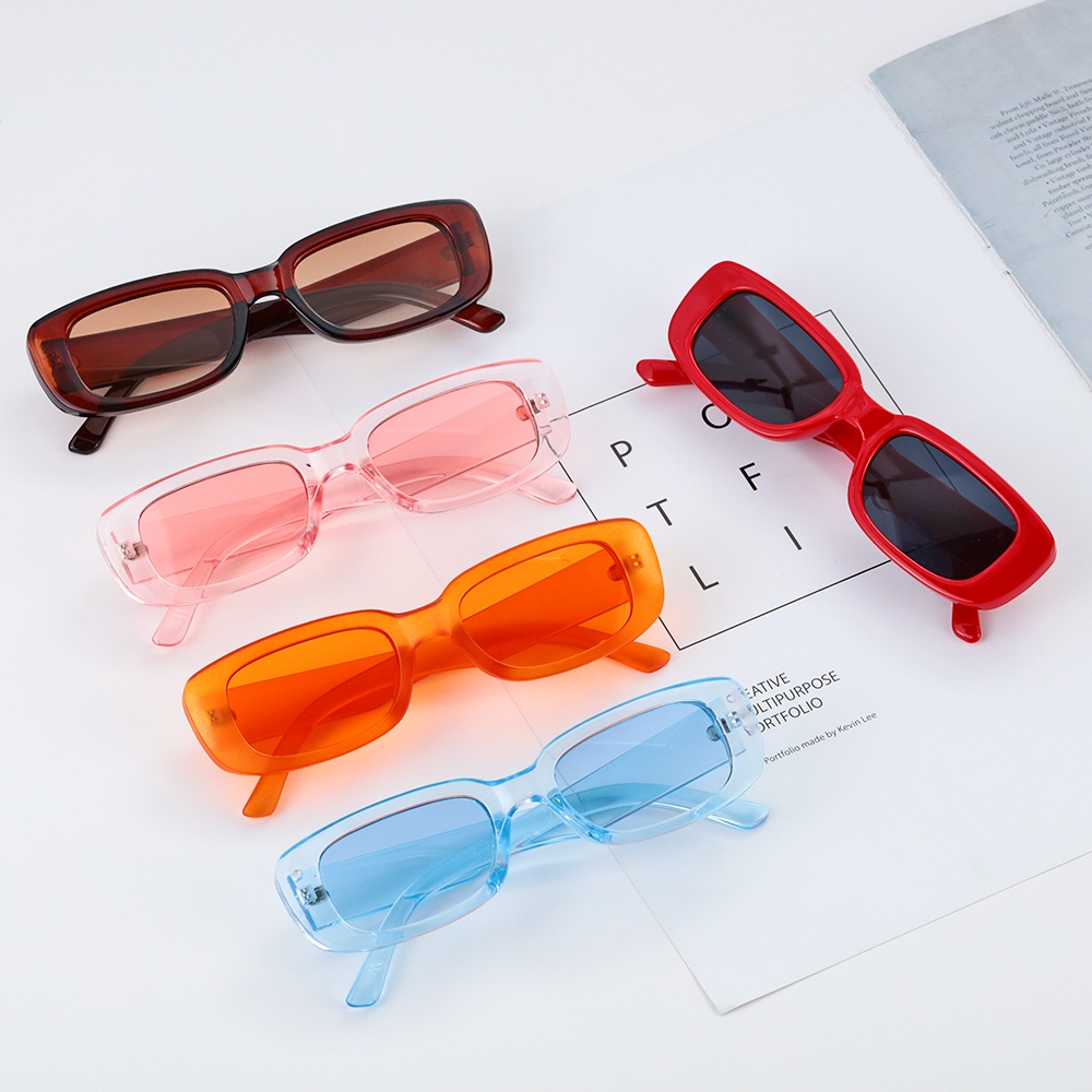 NIUYOU [Ready Stock] Women Sunglasses UV 400 Protection Fashion Retro Square Frame Eyeglasses