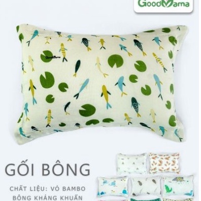 Gối bông cao cấp Goodmama hàng chính hãng cho bé