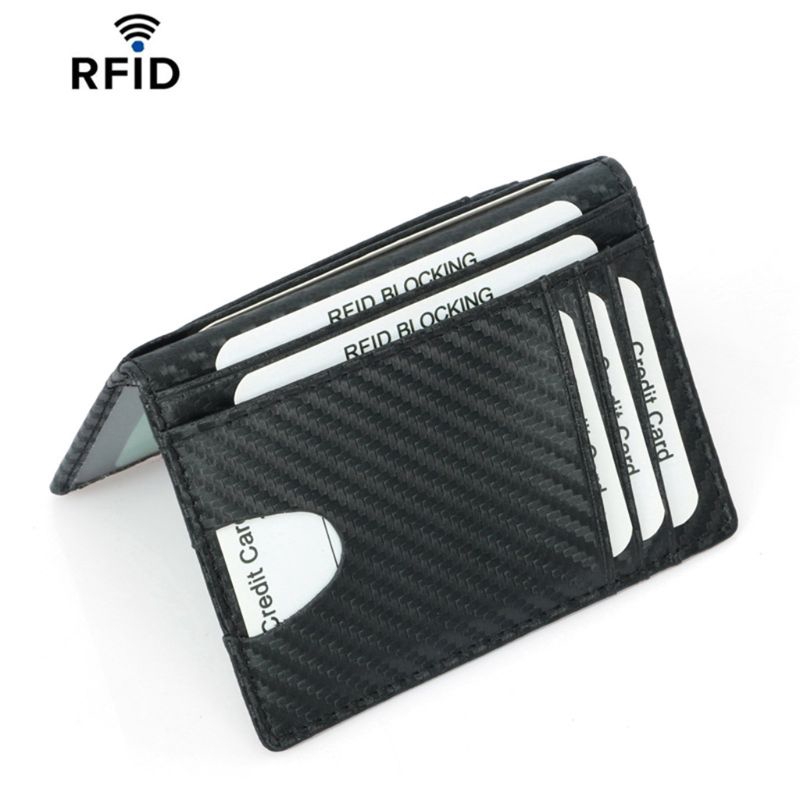 BST❀Men Slim PU Leather Credit Card Driver License Holder Cards Case Pocket Wallet Organizer