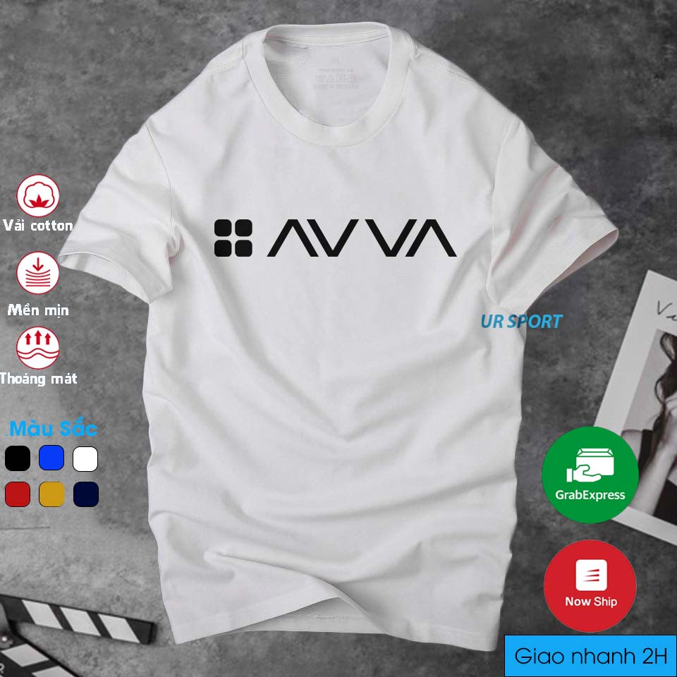 Áo thun nam cổ tròn Avva thời trang cá tính, chất vải cotton 4 chiều cao cấp thoáng mát