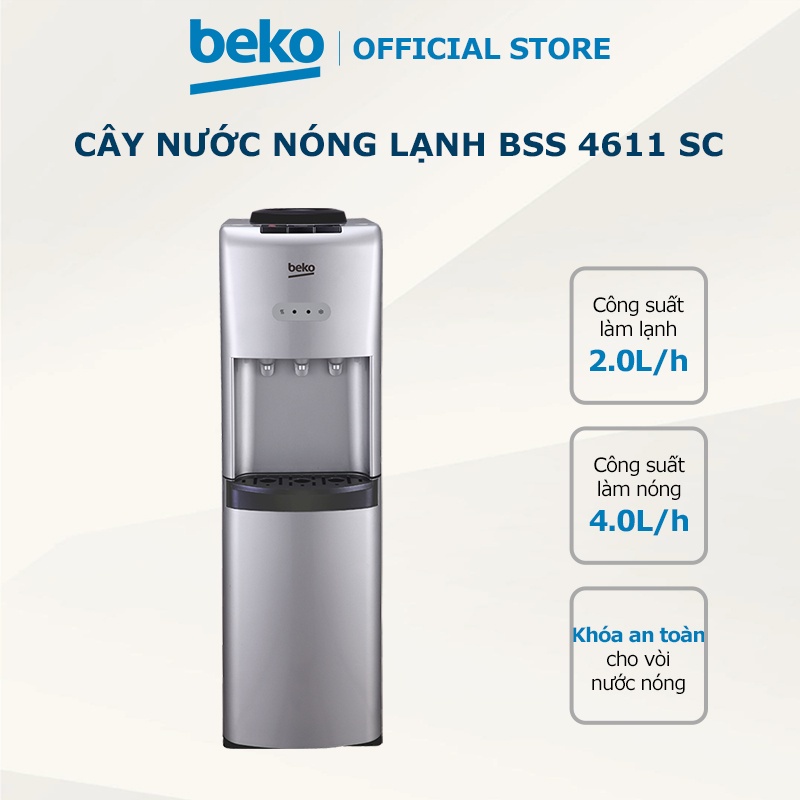 Cây nước nóng lạnh BEKO BSS 4611 SC