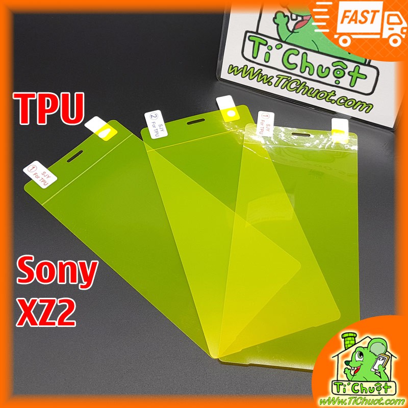 Dán dẻo TPU Sony XZ2 Mặt Trước Trong Suốt Chống Va Đập