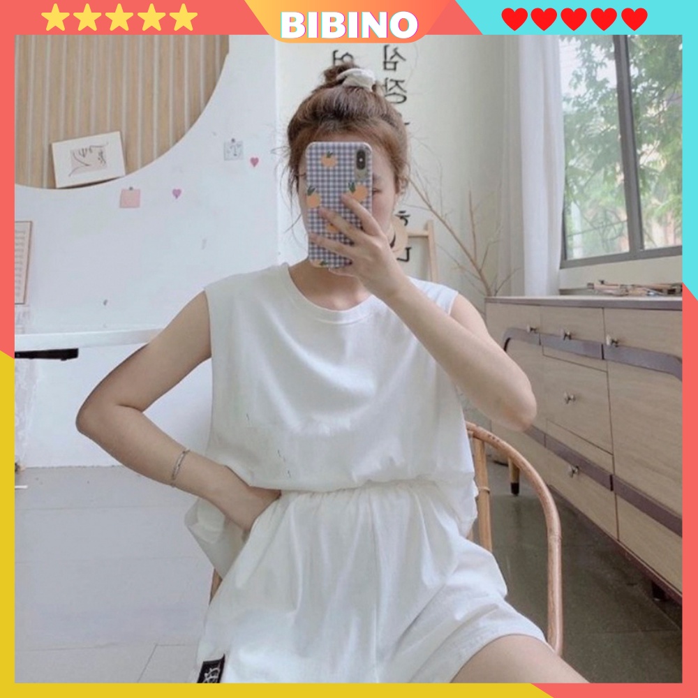 Áo ba lỗ nam sát nách form rộng vải thun cotton mềm mịn thoáng mát unisex big size BIBINO68 Áo tank top nam nữ cao cấp