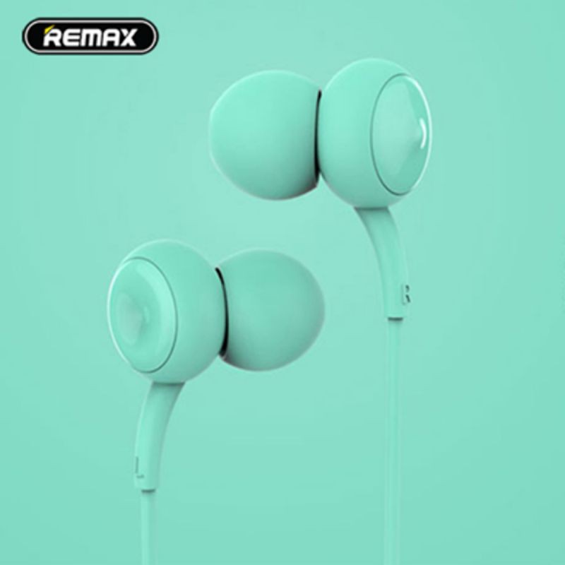 Tai nghe nhét tai RM-510 Remax màu xanh
