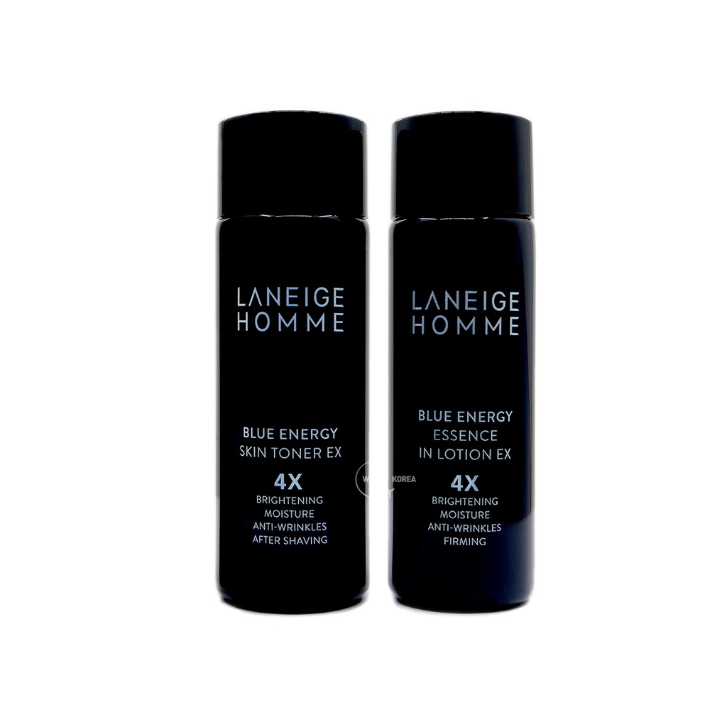 Toner và sữa dưỡng da Laneige Homme Blue Energy EX chăm sóc da đàn hồi hiệu quả