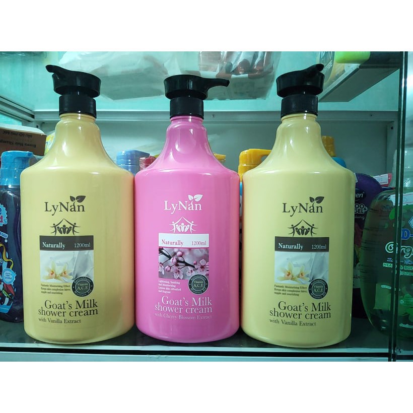 Sữa Tắm Lynan Goat's Milk Shower Cream 500ml - 1200ml