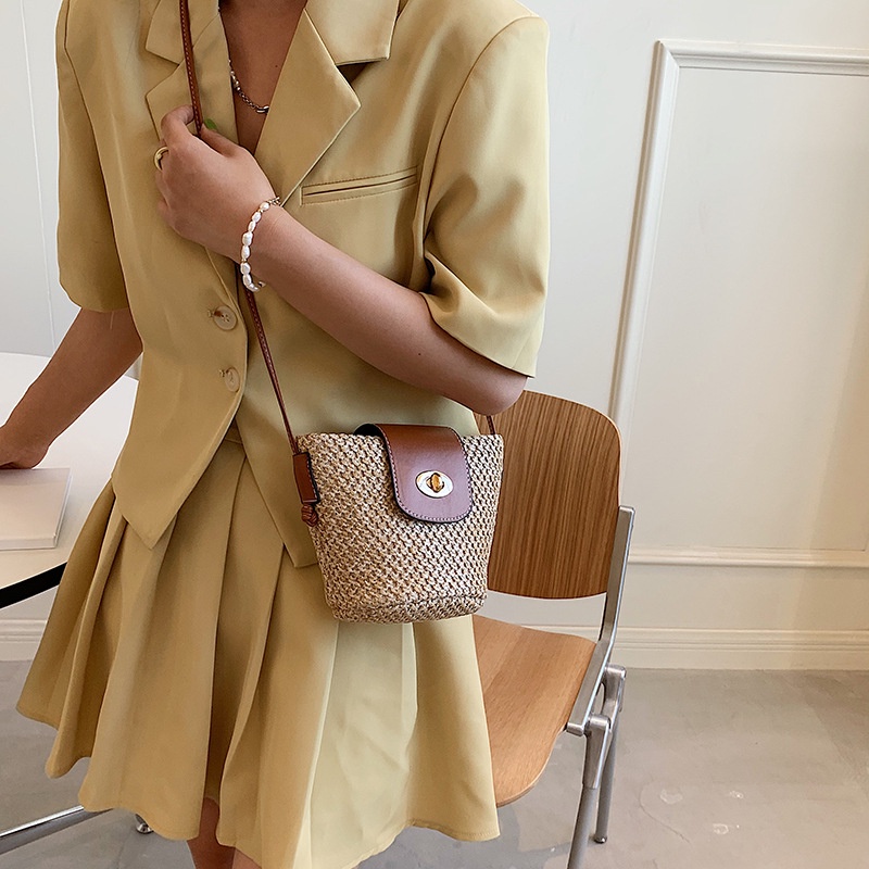 Túi cói Đan Lát Thời Trang Nữ Tính