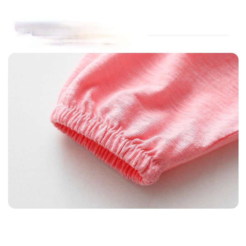 Quần Cotton Nguyên Chất Mỏng Nhẹ Thoáng Khí Chống Muỗi Cho Bé